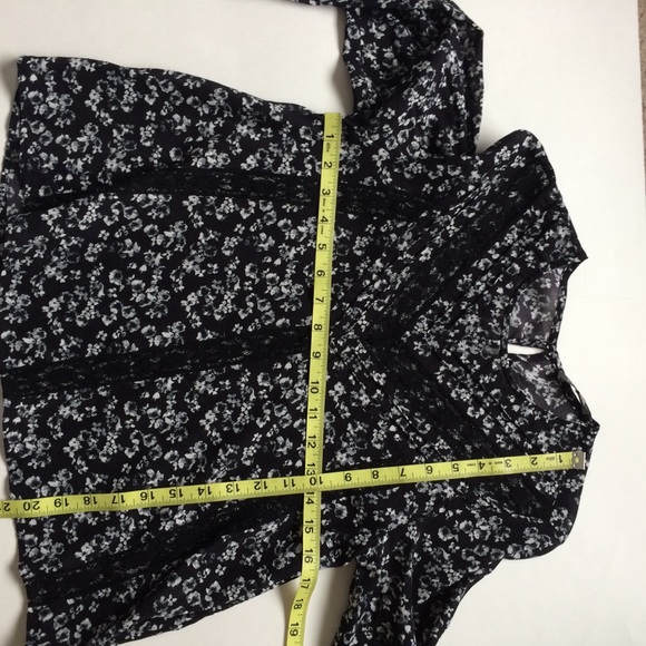 Anthropologie Michael Stars 3/4 sleeves Floral Small NWOT - Picture 7 of 9